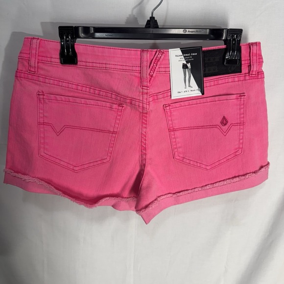 Volcom Pants - Volcom Women's Size 5 Sound Check Short Short Fit Raw Edge Cutoff Jean NWT
